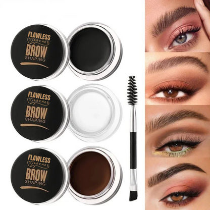 Eyebrow Pomade Brow Gel kit - Long Lasting Waterproof